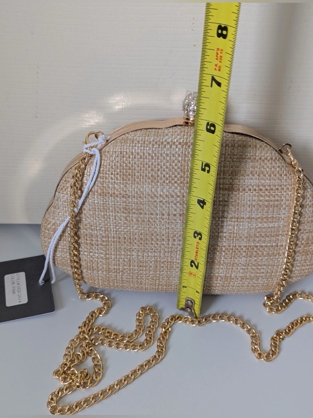 Haute Hippie Pink Shell Embroidered Evening Clutch NWT Rare - Picture 5 of 8